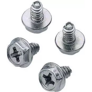 Renkforce RF-4618686 virtalähderuuvit M3.5 x 6 mm, Phillips lieriökanta, musta, 5 kpl:n pakkaus