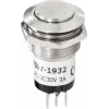 Renkforce RF-4707810 ruostumaton teräs ovikellon painike 1-kertainen 24 V/1 A