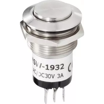 Renkforce RF-4707810 ruostumaton teräs ovikellon painike 1-kertainen 24 V/1 A