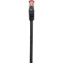 Renkforce RF-5469256 CAT 6 S/FTP -patchkaapeli, RJ45, 2 m, musta, Snagless, kullatut kontaktit, paloa hidastava