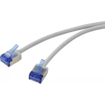 Renkforce RF-7116934 Cat6a U/FTP Slim -verkkokaapeli 10 m harmaa