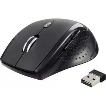 Renkforce RF-WM-210 ergonominen langaton optinen hiiri musta 1600 DPI 6 painiketta RF-5827190