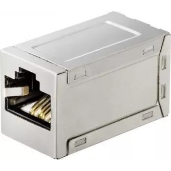 Renkforce RJ45-verkkoadapteriliitos, CAT 6a, suojattu, valkoinen (RF-4562732)