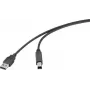 Renkforce USB 2.0 -kaapeli USB-A uros USB-B uros 2 m musta RF-6830428