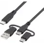 Renkforce USB 2.0 latauskaapeli USB-C 1,5 m musta RF-6615908