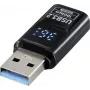 Renkforce USB 3.2 Gen 2 -adapteri, USB-A uros – USB-A naaras, 10 Gbps, musta RF-6826676