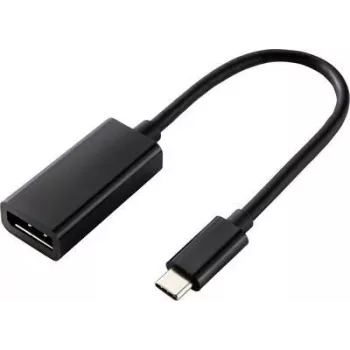 Renkforce USB-C - DisplayPort-adapterikaapeli 14 cm 4K@60Hz musta RF-4613070