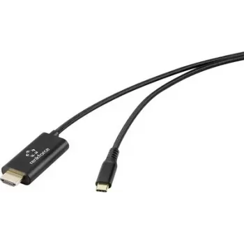 Renkforce USB-C - USB-A kaapeli 1 m musta RF-7116128