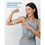RENPHO Smart Tape Measure - Bluetooth kehonmittanauha BMI, vyötärö, lantio, käsivarsi, jalka, rinta - automaattisesti kelautuva, LCD-näyttö, yhteensopiva Renpho Health App, Apple Health, Google Fit, Samsung Health - musta