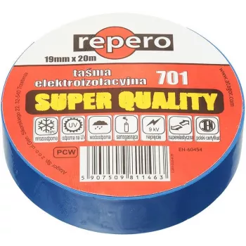 REPERO 701 sininen PVC-eristysnauha 19mm x 20m
