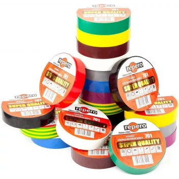 REPERO 701 PVC-eristysnauha ruskea 19mm x 20m