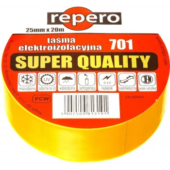 REPERO 701 keltainen eristysnauha 19mm x 20m