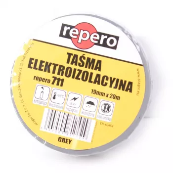 REPERO TTE711E0-0019-20 harmaa PVC-eristysnauha 19 mm x 20 m