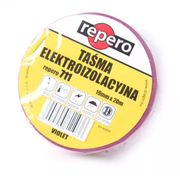 REPERO 711E violetti PVC-eristysnauha 19 mm x 20 m