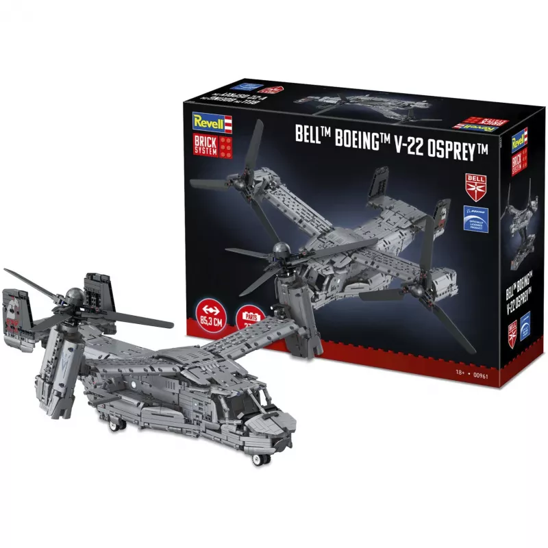 Revell Brick System - Bell Boeing V-22 Osprey rakennuslelu (540 osaa)