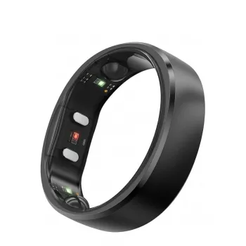 RINGCONN Gen2 -älysormus koko 14 musta (RCA-01-BK-14)