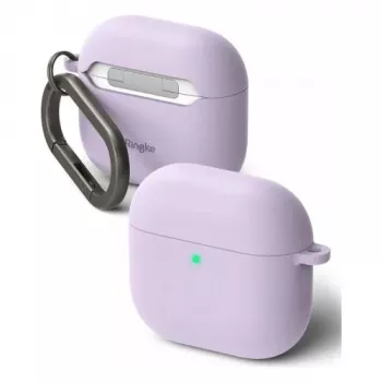 Ringke AirPods 4 kuori silikoni vaaleanvioletti