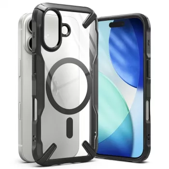 Ringke Fusion X magneettinen MagSafe iPhone 17 kotelo musta