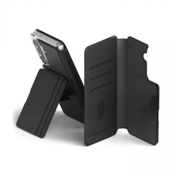 Ringke Galaxy S26 kuori Folio Stand Wallet magneettinen musta