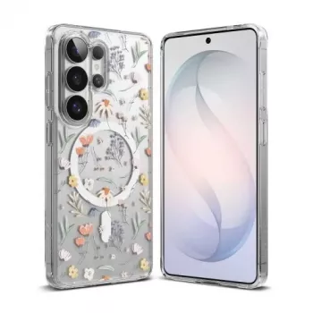 Ringke Galaxy S26 Ultra kotelo Fusion Design Magnetic Dry Flowers