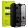 Ringke iPhone 15/16 näytönsuoja Easy Slide Privacy karkaistu lasi 9H asennusapuvälineellä (2 kpl:n pakkaus) läpinäkyvä