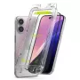 Ringke iPhone 15/16 näytönsuoja Premium Easy Slide karkaistu lasi 9H asennusapuvälineellä (2 kpl:n pakkaus) läpinäkyvä