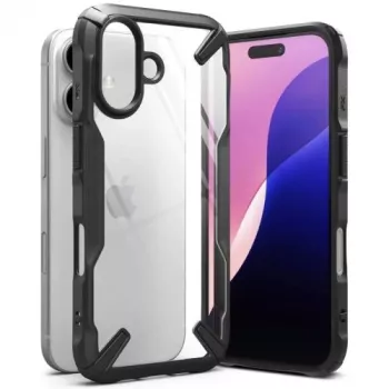 Ringke iPhone 16 -kotelo Fusion X musta