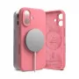 Ringke iPhone 16 suojakotelo silikoni magneettinen pinkki