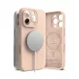 Ringke iPhone 16 Pro Max -kotelo silikoni magneettinen Pink Sand