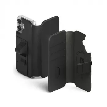 Ringke iPhone 17 kuori Folio Grip Wallet Magnetic musta