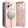 Ringke iPhone 17 Pro -kotelo silikoni magneettinen Pink Sand