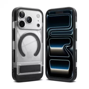 Ringke iPhone 17 Pro kuori UX Magnetic kirkas