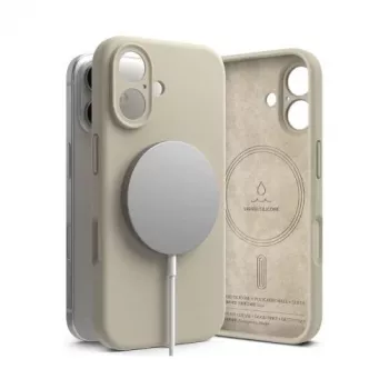 Ringke silikoninen magneettikotelo iPhone 16:lle, Stone