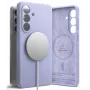 Ringke Silicone Magnetic MagSafe -suojakuori Samsung Galaxy S26 Plus -puhelimelle, Lavender
