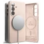 Ringke silikoninen Magnetic MagSafe -kotelo Samsung Galaxy S26:lle - Pink Sand
