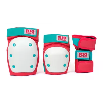 Rio Roller Triple Pad Set L musta ruusu