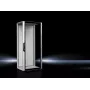 Rittal 5327.190 vapaasti seisova 42U palvelinkaappi IP55, 800x1000x2000 mm, musta/harmaa, turvalasilasiovi