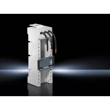 Rittal SV 9627.000 kiskokiinnike, 3-napainen, polyamidi, valkoinen, RiLine60:lle, 690V AC, 1600A, snap-on-asennus, 1 kpl