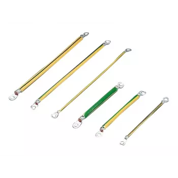 Rittal SZ maadoitusnauha, 6 mm², 200 mm, M6 rengasliittimet, 10 kpl:n pakkaus 2569.000