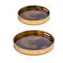 Rituali Domestici Galateo 2 kpl pyöreää tarjotinta Irises