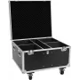 Roadinger Flightcase 4x THA-100F MK3 pyörillä musta 885x780x620 mm 100 kg