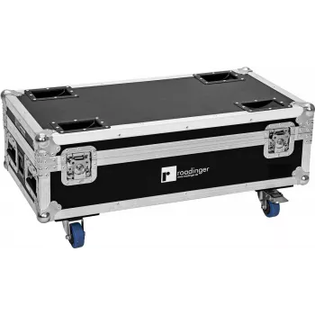 ROADINGER Flightcase 6x AKKU IP UP-4 Plus HCL Spot WDMX lataustoiminnolla 31005215