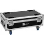 ROADINGER Flightcase 6x AKKU IP UP-4 Plus HCL Spot WDMX lataustoiminnolla 31005215