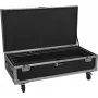ROADINGER Flightcase 8x AKKU IP Pixel Tube 360° PRO CRMX lataustoiminnolla ja pyörillä