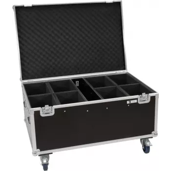 ROADINGER Flightcase 8x LED IP PAR 12x8W QCL/12x9W SQL Spot pyörillä 31005202