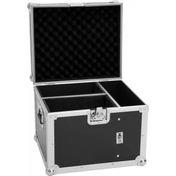 ROADINGER flightcase 2 x CAT-80 beam-efektille, 50 kg, musta laminoitu, 47,5 x 41,5 x 42,5 cm