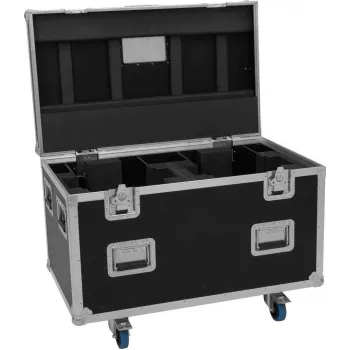 ROADINGER Flightcase Highline 2x DMH-380 pyörillä musta 100 kg kuormitus 100x60x73 cm