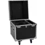 ROADINGER Flightcase PRO 2x IP TMH-W285 pyörillä musta 100kg kantavuus