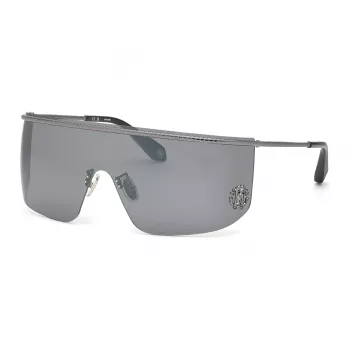 Roberto Cavalli SRC012M99530X unisex-aurinkolasit - oversize-kulmikas kehys UV400-suojauksella