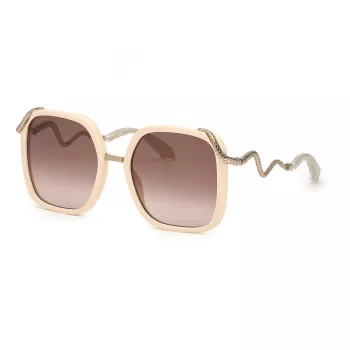 Roberto Cavalli naisten kissansilmä-aurinkolasit SRC003M5509X7 Havana/Brown Gradient 55mm
